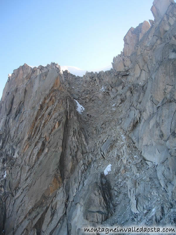 monte bianco cresta midi plan