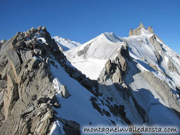 cresta midi - plan monte bianco